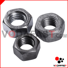 Acier Hex Nut Plain Zinc Plaqué HDG